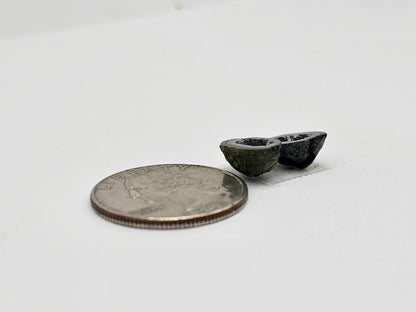 Tabasco Geode Cabochon Pair | Natural Mexican Geode