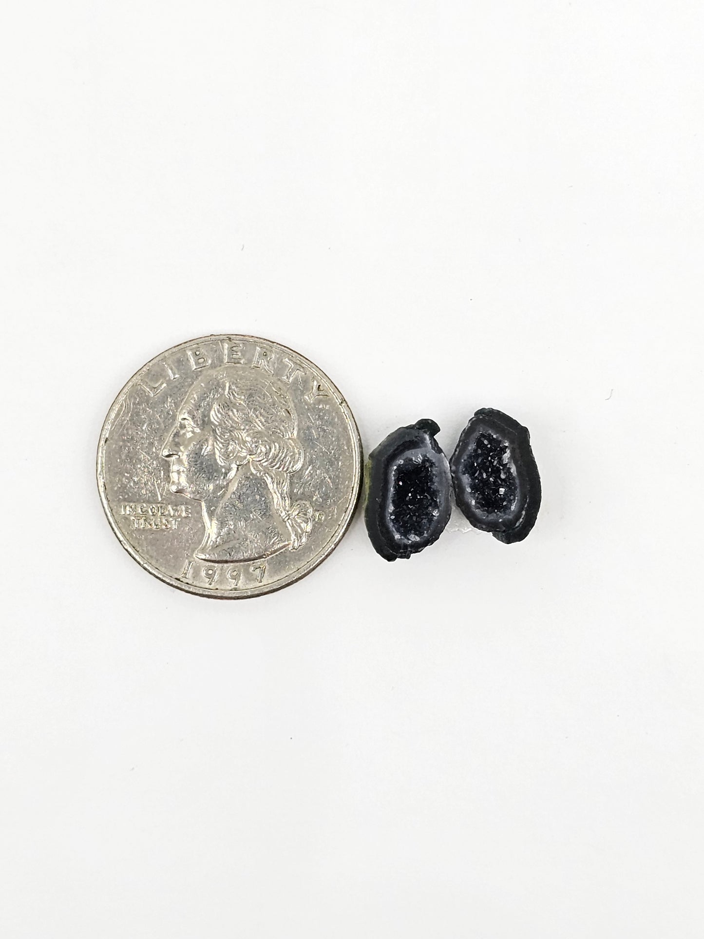 Tabasco Geode Cabochon Pair | Natural Mexican Geode