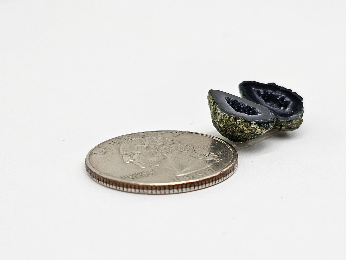 Tabasco Geode Cabochon Pair | Natural Mexican Geode