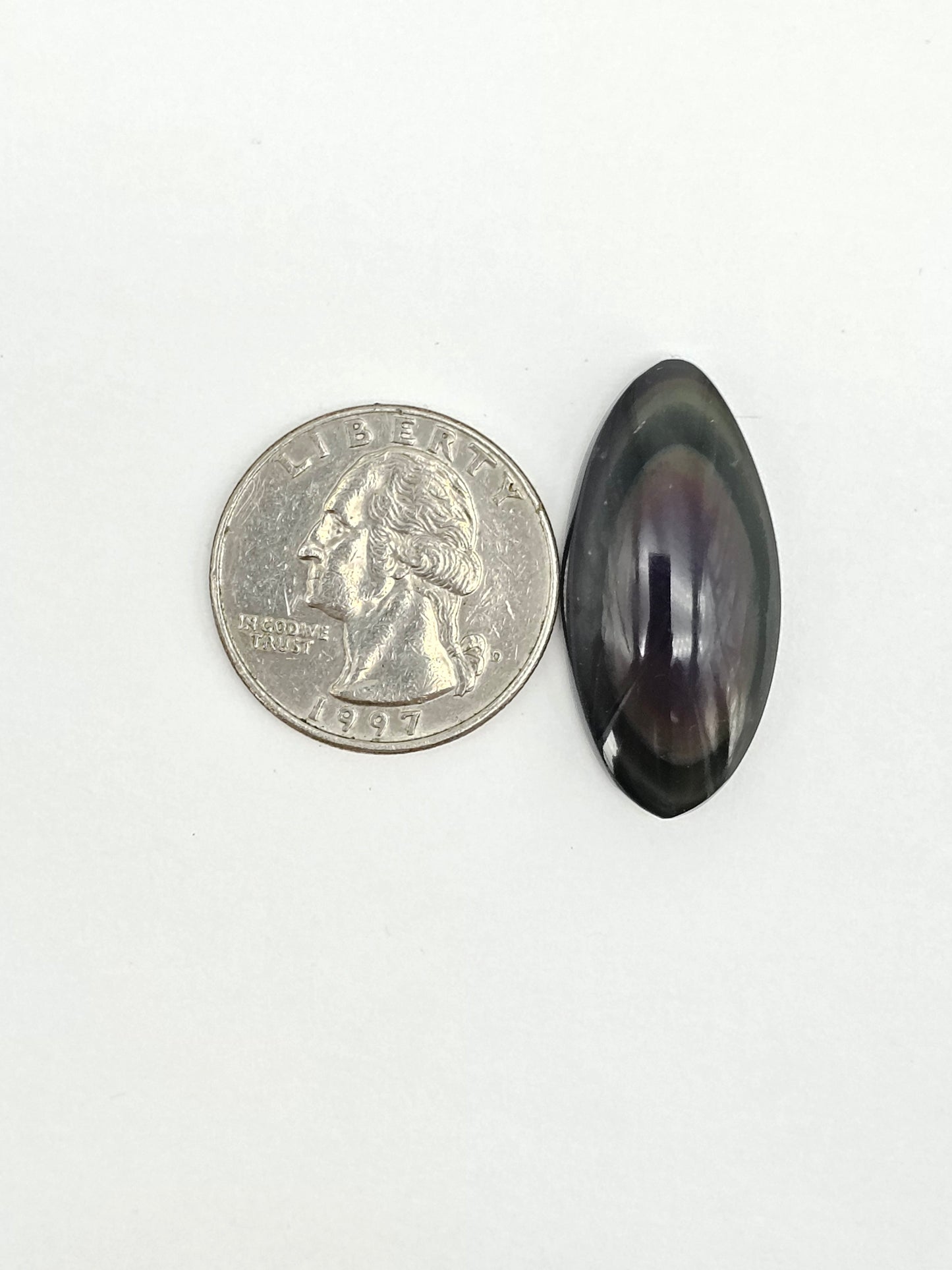 Rainbow obsidian Cabochon | Natural Mexican Obsidian for Silversmiths