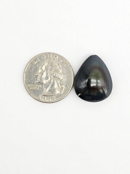 Rainbow obsidian Cabochon | Natural Mexican Obsidian for Silversmiths