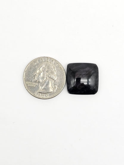 Velvet obsidian Cabochon | Natural Mexican Obsidian for Silversmiths