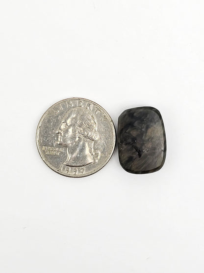 Velvet obsidian Cabochon | Natural Mexican Obsidian for Silversmiths