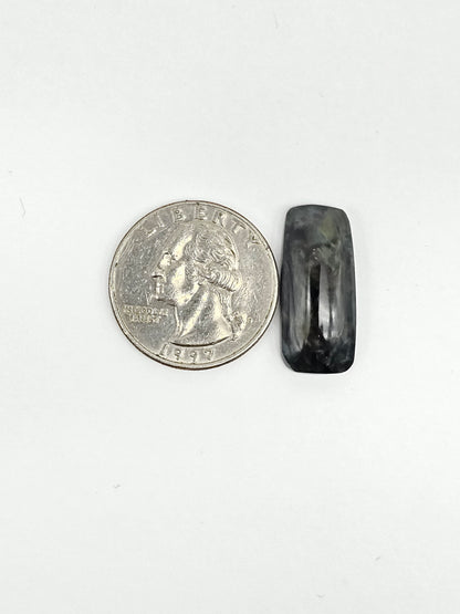 Velvet obsidian Cabochon | Natural Mexican Obsidian for Silversmiths