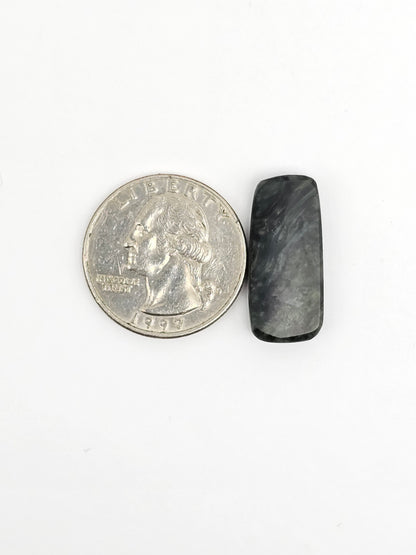 Velvet obsidian Cabochon | Natural Mexican Obsidian for Silversmiths
