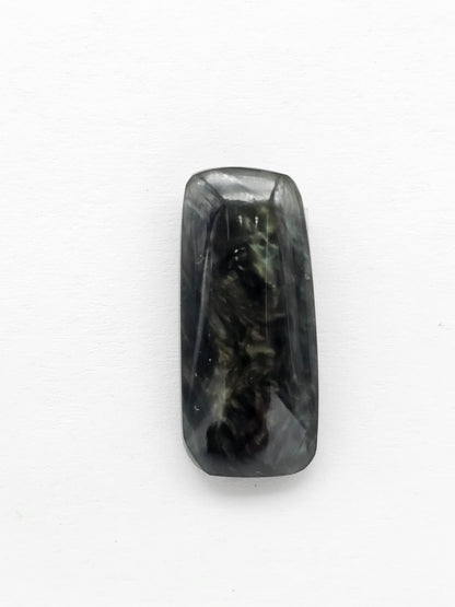 Velvet obsidian Cabochon | Natural Mexican Obsidian for Silversmiths