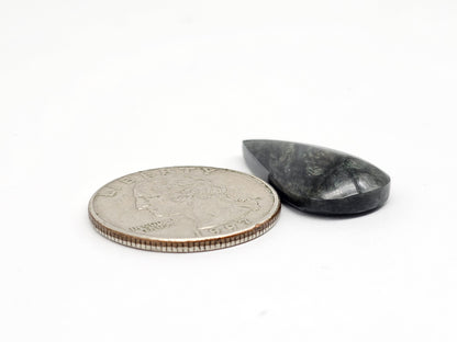 Velvet obsidian Cabochon | Natural Mexican Obsidian for Silversmiths