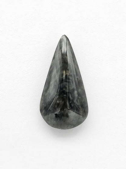 Velvet obsidian Cabochon | Natural Mexican Obsidian for Silversmiths