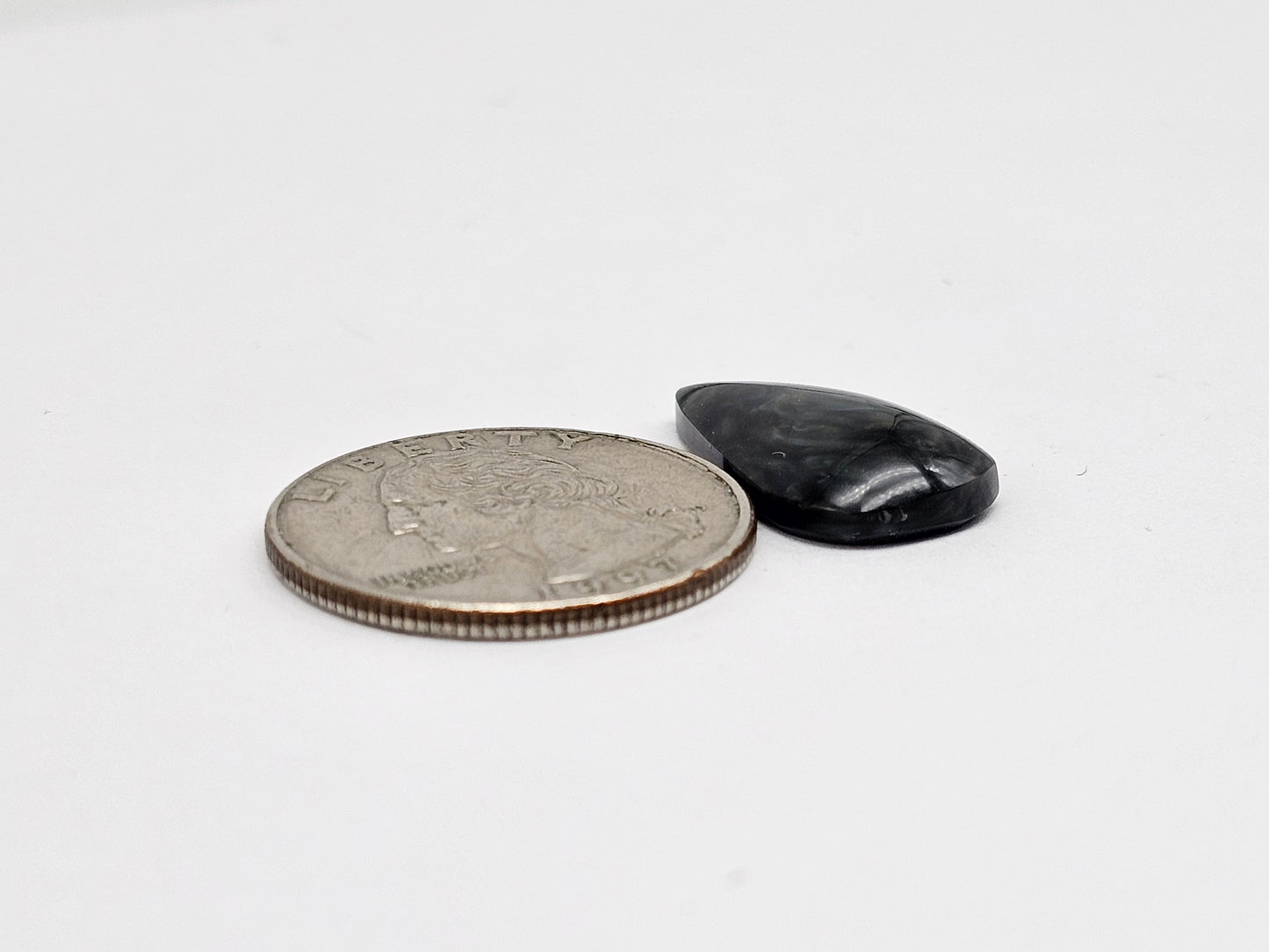 Velvet obsidian Cabochon | Natural Mexican Obsidian for Silversmiths