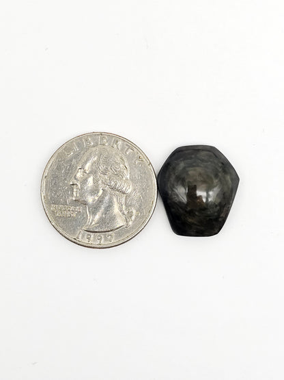 Velvet obsidian Cabochon | Natural Mexican Obsidian for Silversmiths