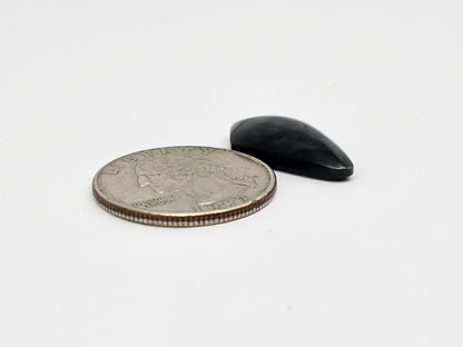 Velvet obsidian Cabochon | Natural Mexican Obsidian for Silversmiths