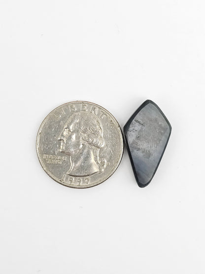 Velvet obsidian Cabochon | Natural Mexican Obsidian for Silversmiths