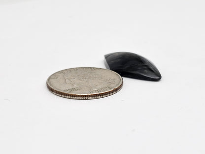 Velvet obsidian Cabochon | Natural Mexican Obsidian for Silversmiths