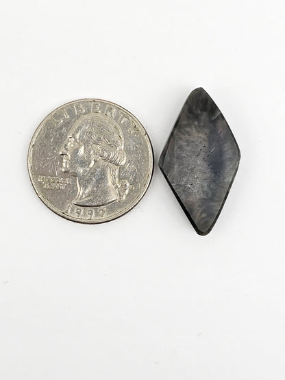 Velvet obsidian Cabochon | Natural Mexican Obsidian for Silversmiths
