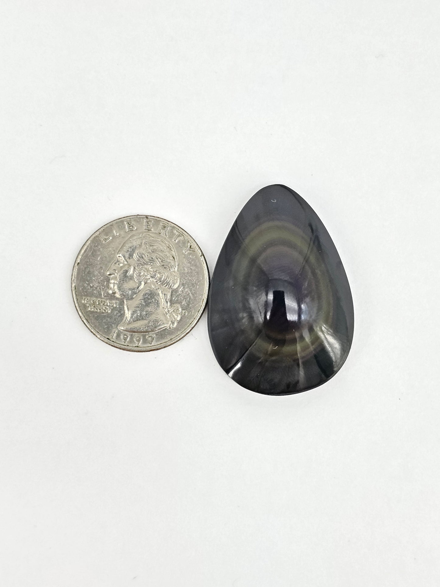 Rainbow obsidian Cabochon | Natural Mexican Obsidian for Silversmiths