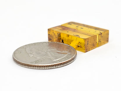 Amber Rectangle Cabochon