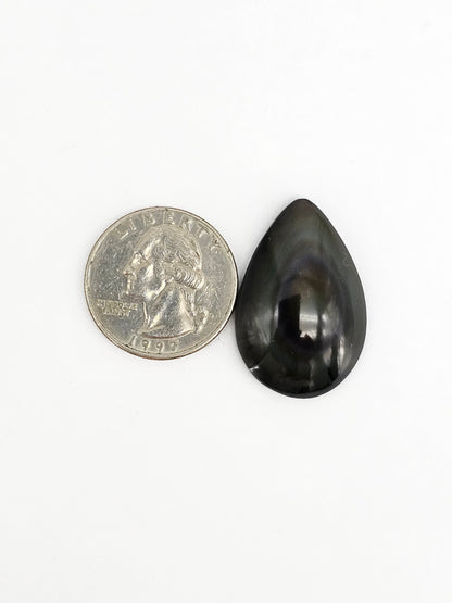 Rainbow obsidian Cabochon | Natural Mexican Obsidian for Silversmiths