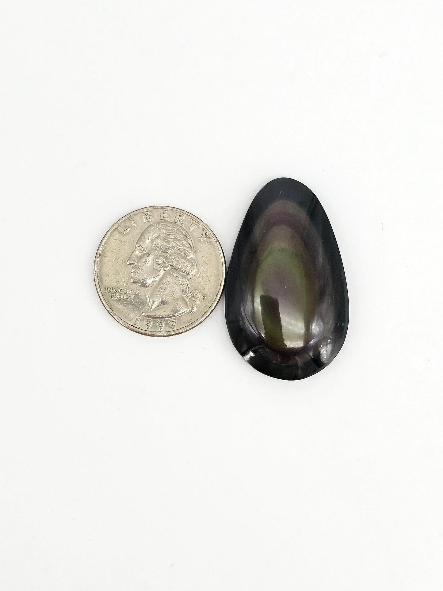 Rainbow obsidian Cabochon | Natural Mexican Obsidian for Silversmiths