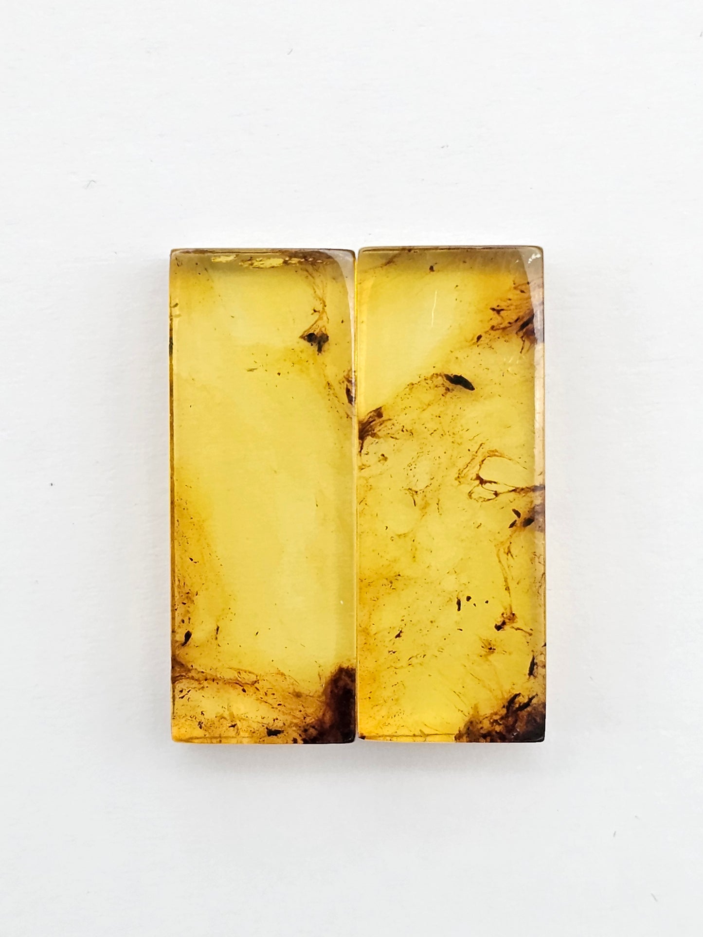 Amber Rectangle Cabochon