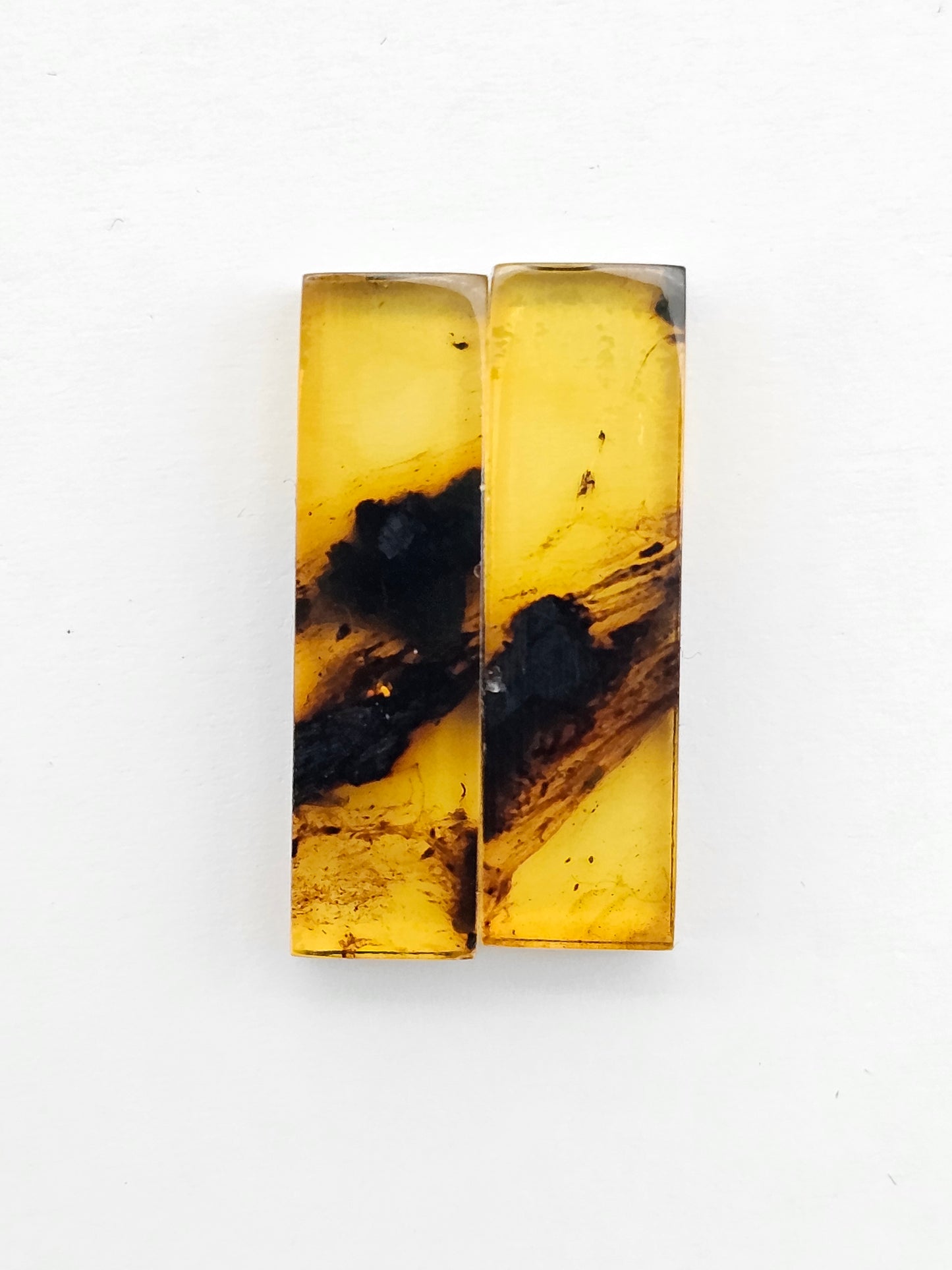 Amber Rectangle Cabochon