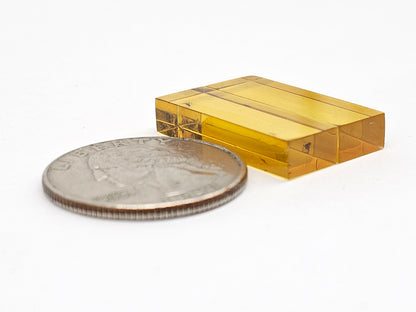 Amber Rectangle Cabochon