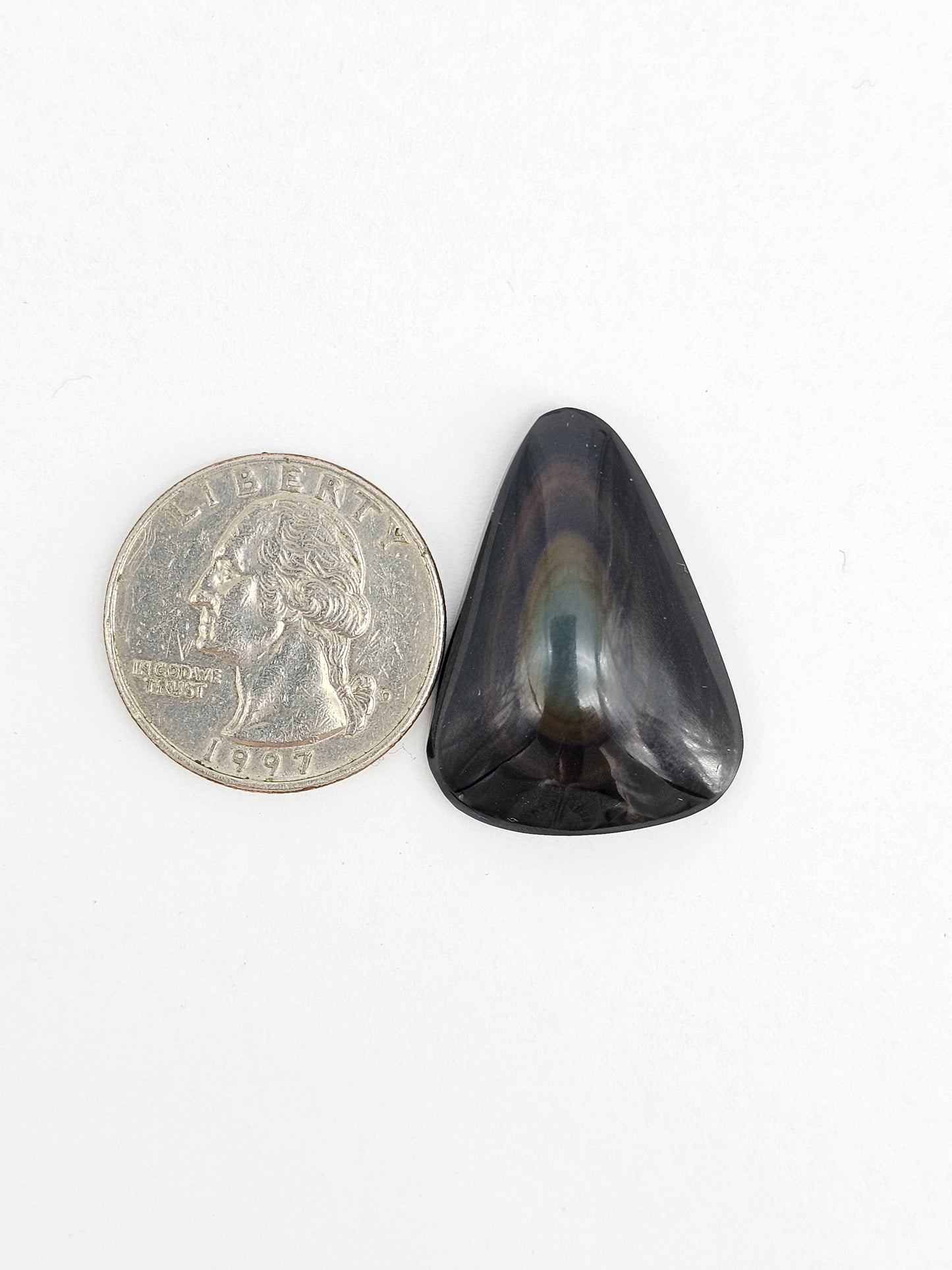 Rainbow obsidian Cabochon | Natural Mexican Obsidian for Silversmiths