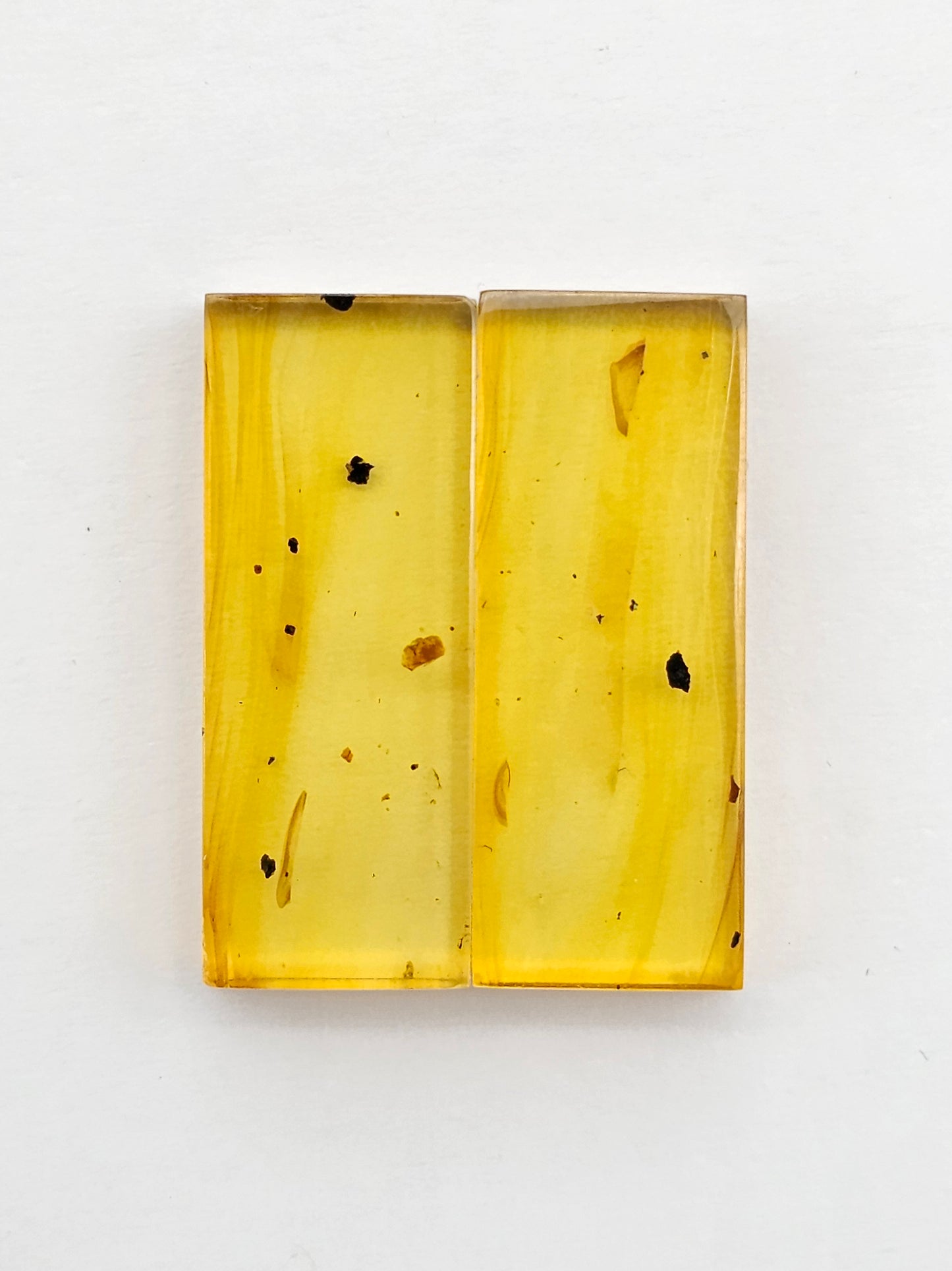 Amber Rectangle Cabochon