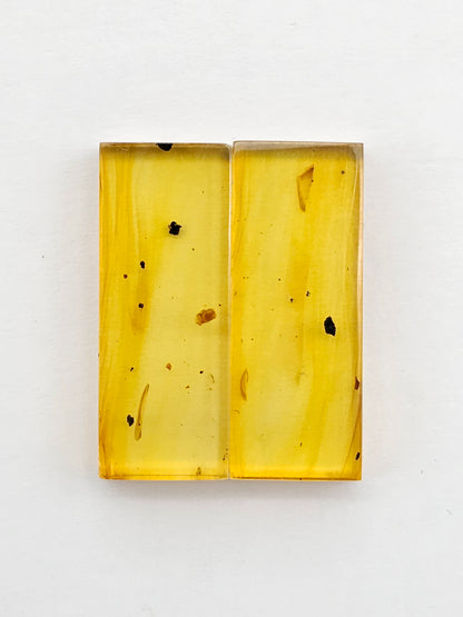 Amber Rectangle Cabochon