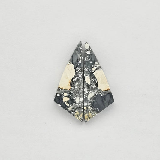 Maligano Jasper cabochon pair