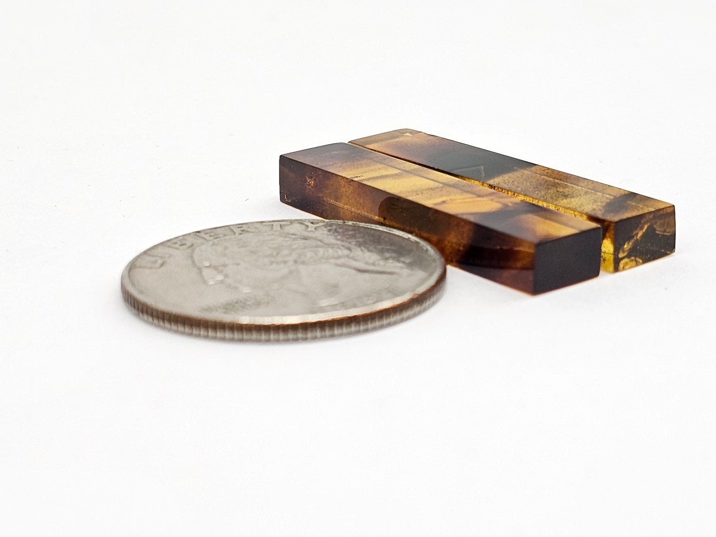 Amber Rectangle Cabochon