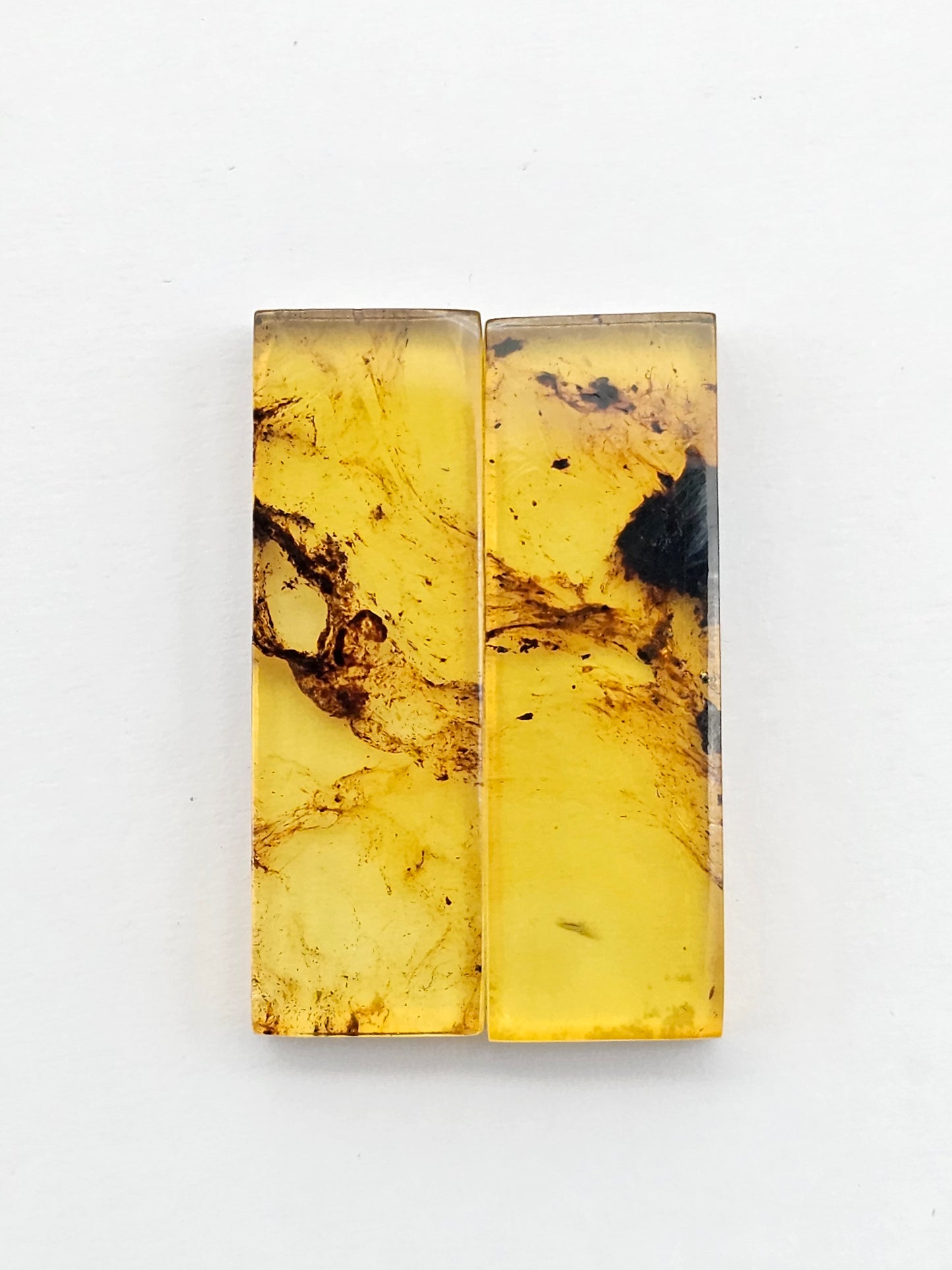 Amber Rectangle Cabochon