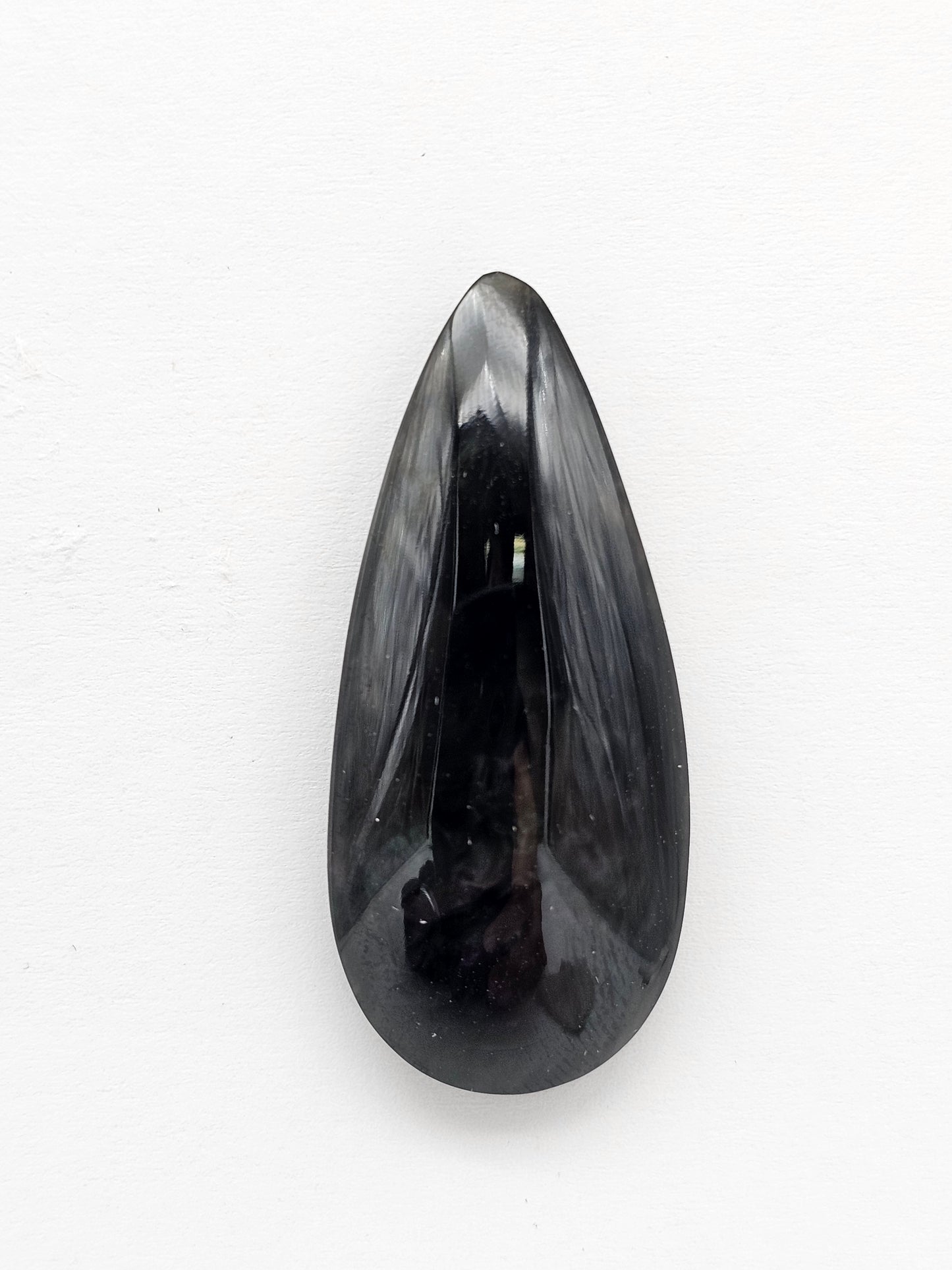 Velvet obsidian Cabochon | Natural Mexican Obsidian for Silversmiths