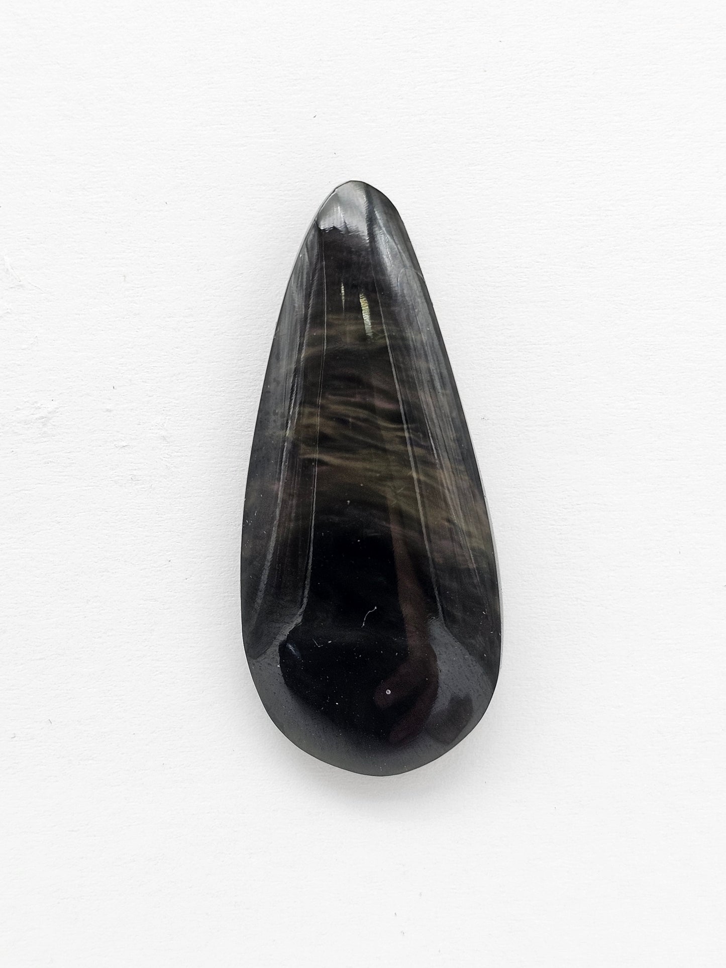 Velvet obsidian Cabochon | Natural Mexican Obsidian for Silversmiths