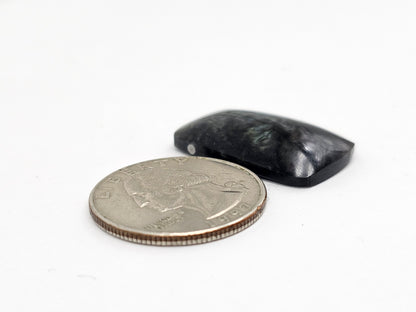 Velvet obsidian Cabochon | Natural Mexican Obsidian for Silversmiths