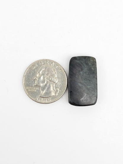 Velvet obsidian Cabochon | Natural Mexican Obsidian for Silversmiths