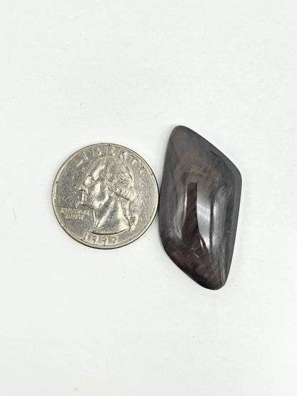 Velvet obsidian Cabochon | Natural Mexican Obsidian for Silversmiths