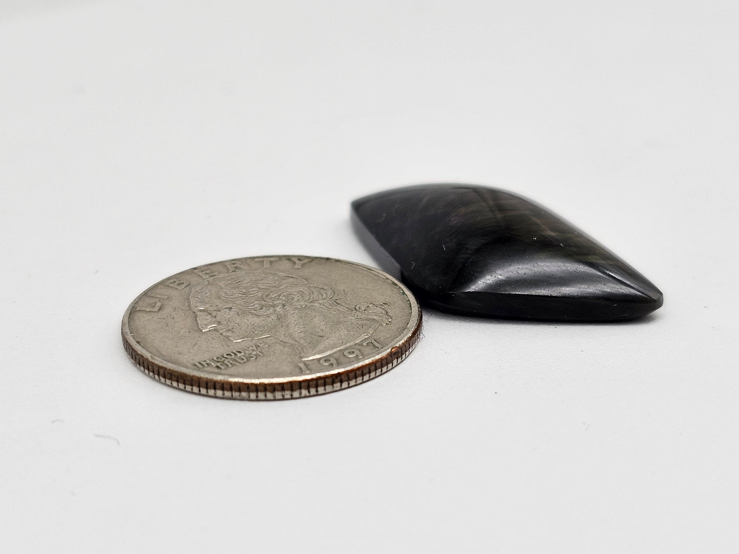Velvet obsidian Cabochon | Natural Mexican Obsidian for Silversmiths
