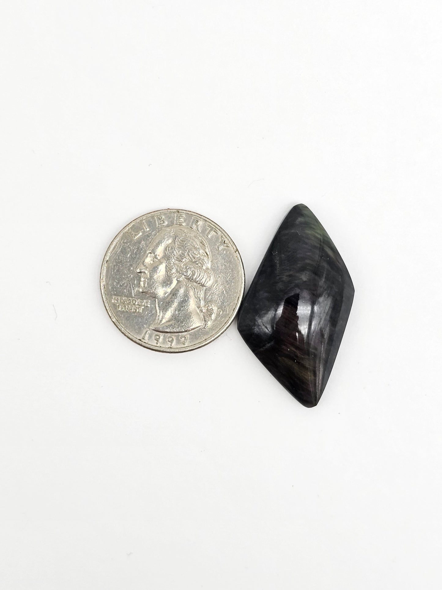 Velvet obsidian Cabochon | Natural Mexican Obsidian for Silversmiths