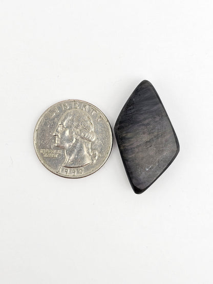 Velvet obsidian Cabochon | Natural Mexican Obsidian for Silversmiths