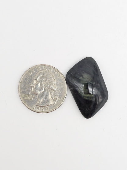 Velvet obsidian Cabochon | Natural Mexican Obsidian for Silversmiths
