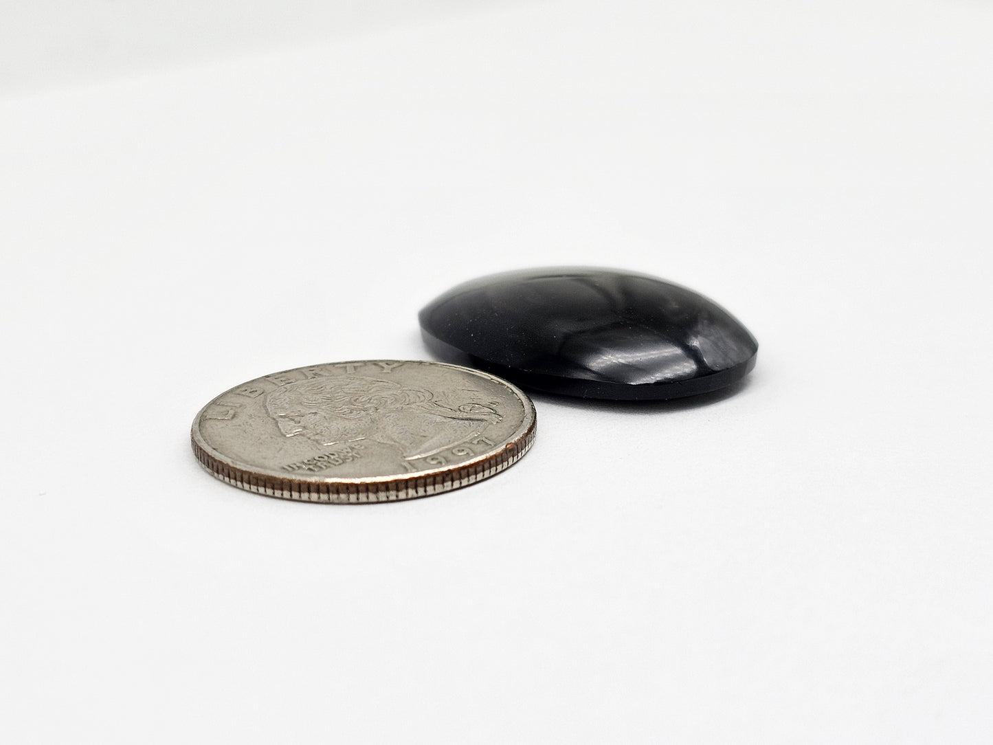 Velvet obsidian Cabochon | Natural Mexican Obsidian for Silversmiths