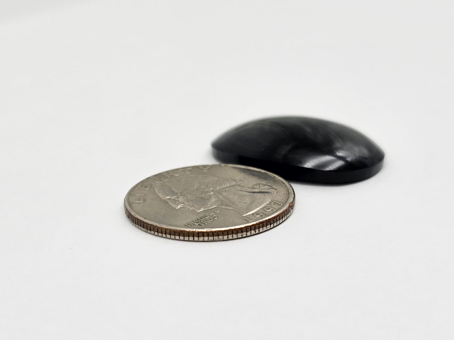 Velvet obsidian Cabochon | Natural Mexican Obsidian for Silversmiths