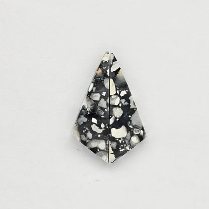 Maligano Jasper cabochon pair