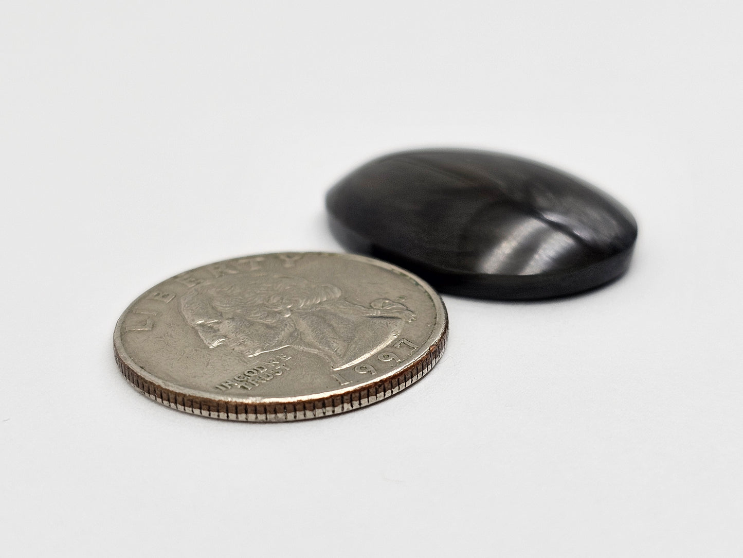 Velvet obsidian Cabochon | Natural Mexican Obsidian for Silversmiths