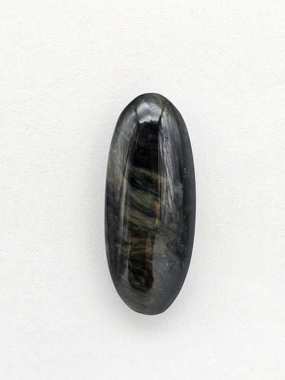 Velvet obsidian Cabochon | Natural Mexican Obsidian for Silversmiths