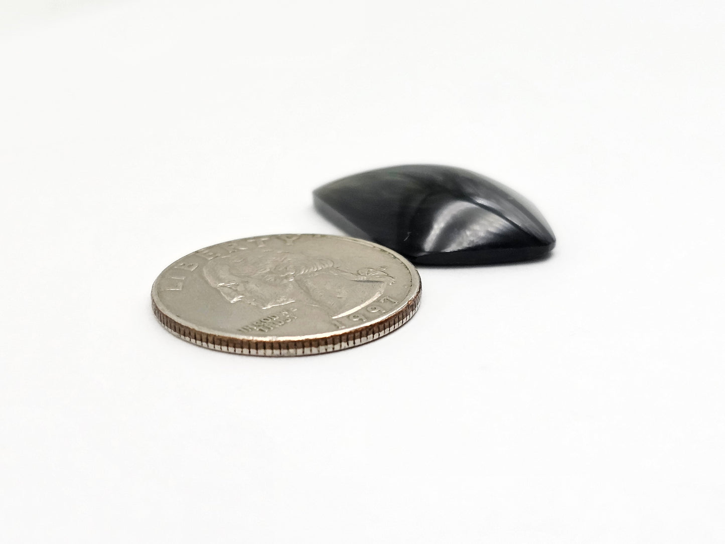 Velvet obsidian Cabochon | Natural Mexican Obsidian for Silversmiths
