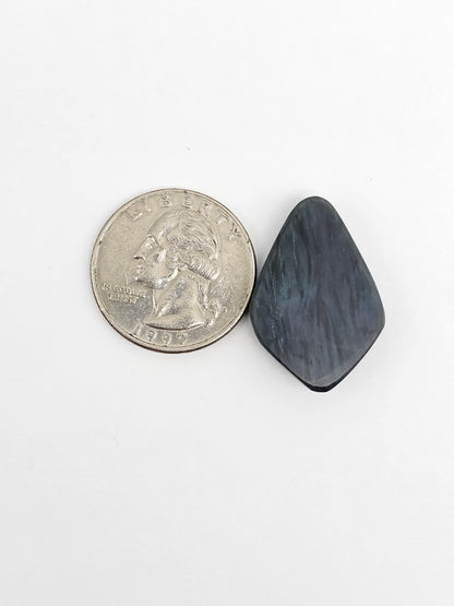 Velvet obsidian Cabochon | Natural Mexican Obsidian for Silversmiths
