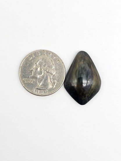 Velvet obsidian Cabochon | Natural Mexican Obsidian for Silversmiths