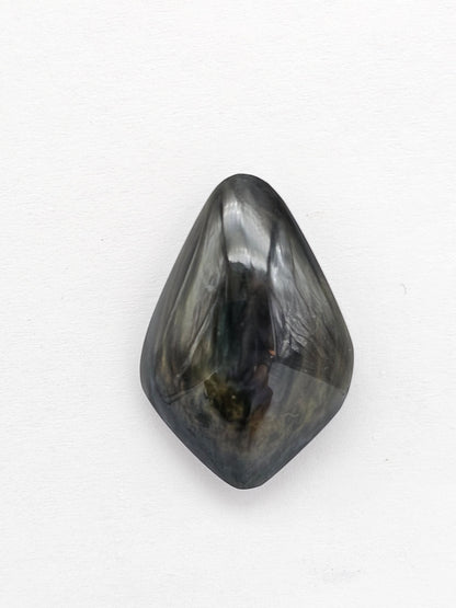 Velvet obsidian Cabochon | Natural Mexican Obsidian for Silversmiths