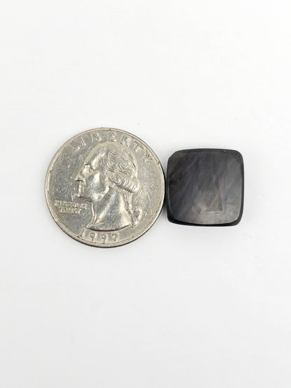 Velvet obsidian Cabochon | Natural Mexican Obsidian for Silversmiths